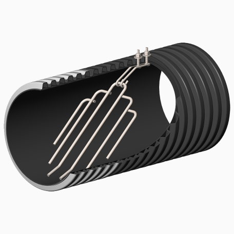 Sortie de drainage avec grille fourche