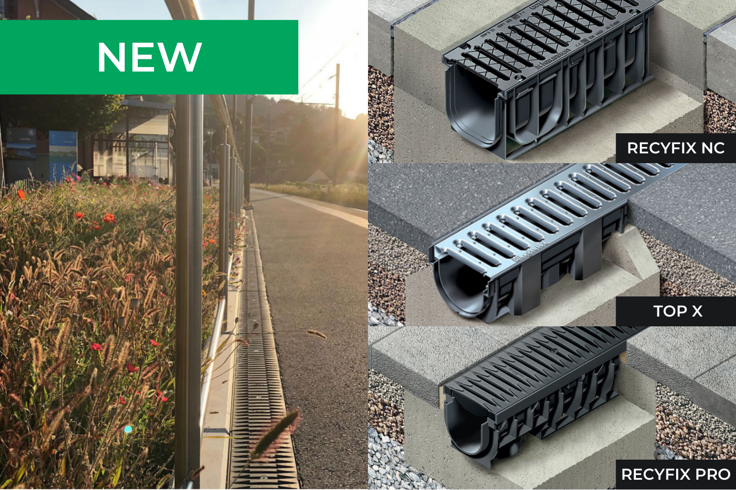 NEW Launch of our new range of drainage channels HAURATON