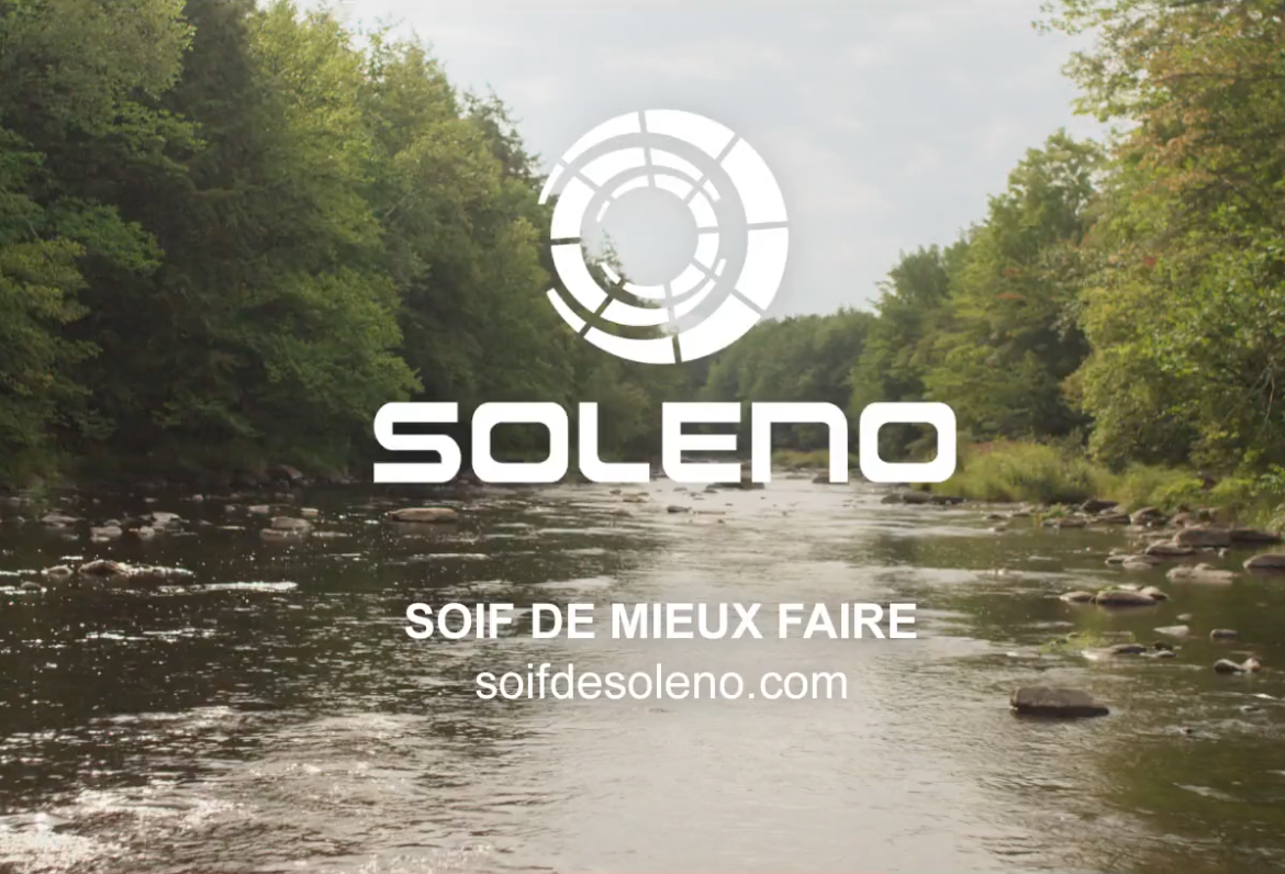 Soleno se lance à la télévision avec la campagne soif de mieux faire.