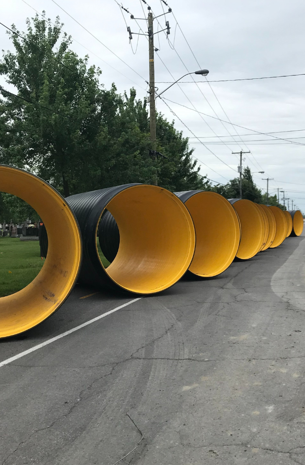 KustomFlo for the rehabilitation of the storm sewer  on Saint-Pierre Street South in Joliette