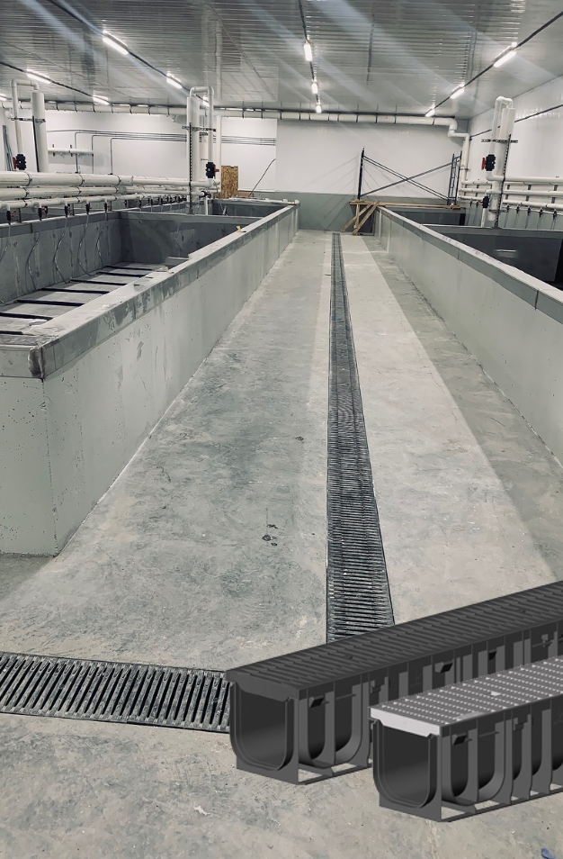 Hauraton Trench Drain : A sustainable solution for a commercial project with salt water.