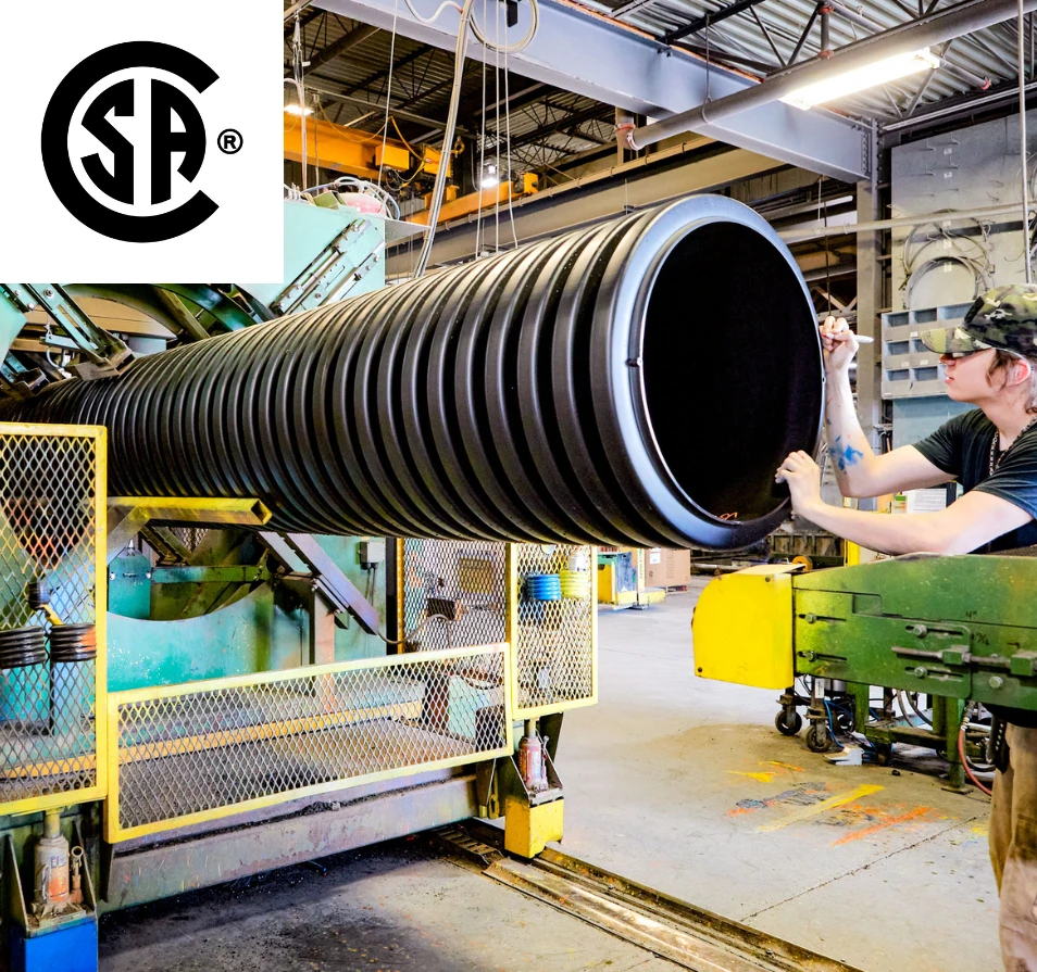 Certification CSA-B182-8-R par CSA