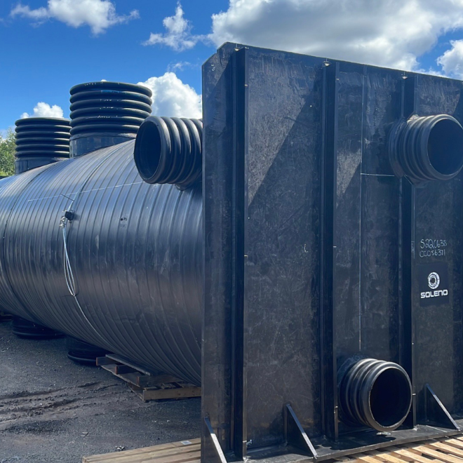 custom HDPE Tank on a farm
