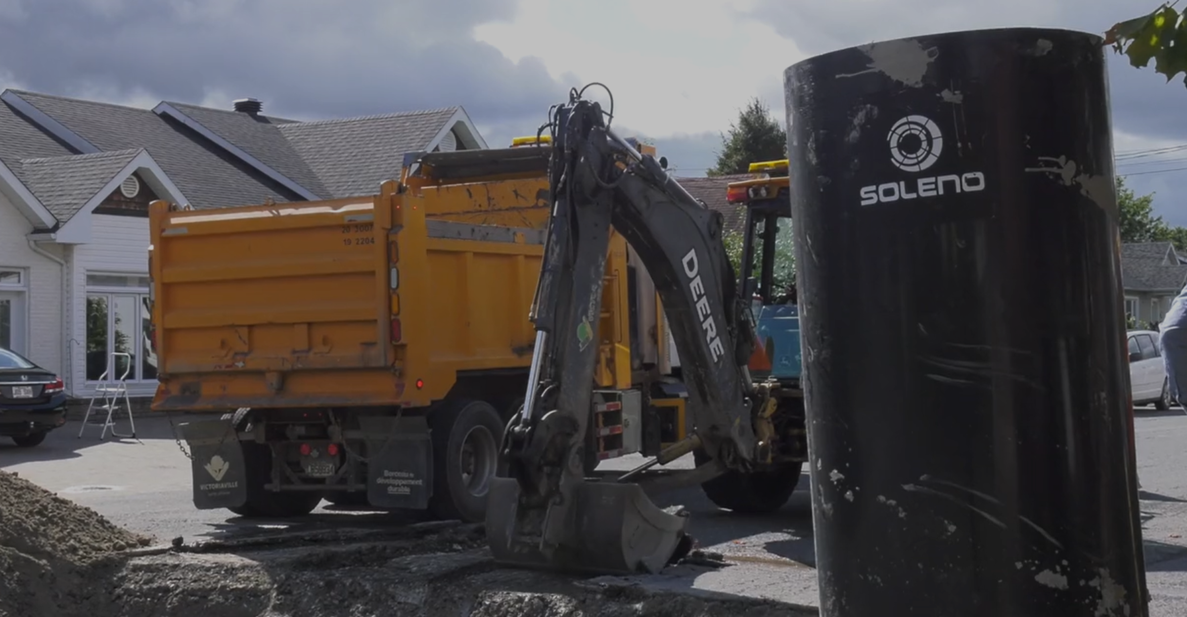 La municipalité de Victoriaville modernise son réseau pluvial avec des puisards en PEHD